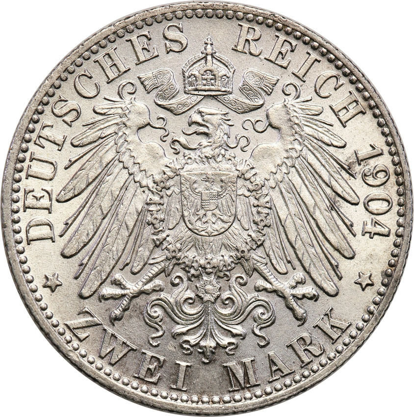 Niemcy, Brema. 2 marki 1904 J, Hamburg